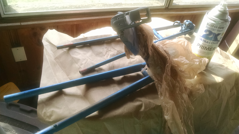 Don’t worry; the frame was damaged beyond its worth. The other tubing is going toward a moving bottom bracket recumbent project.